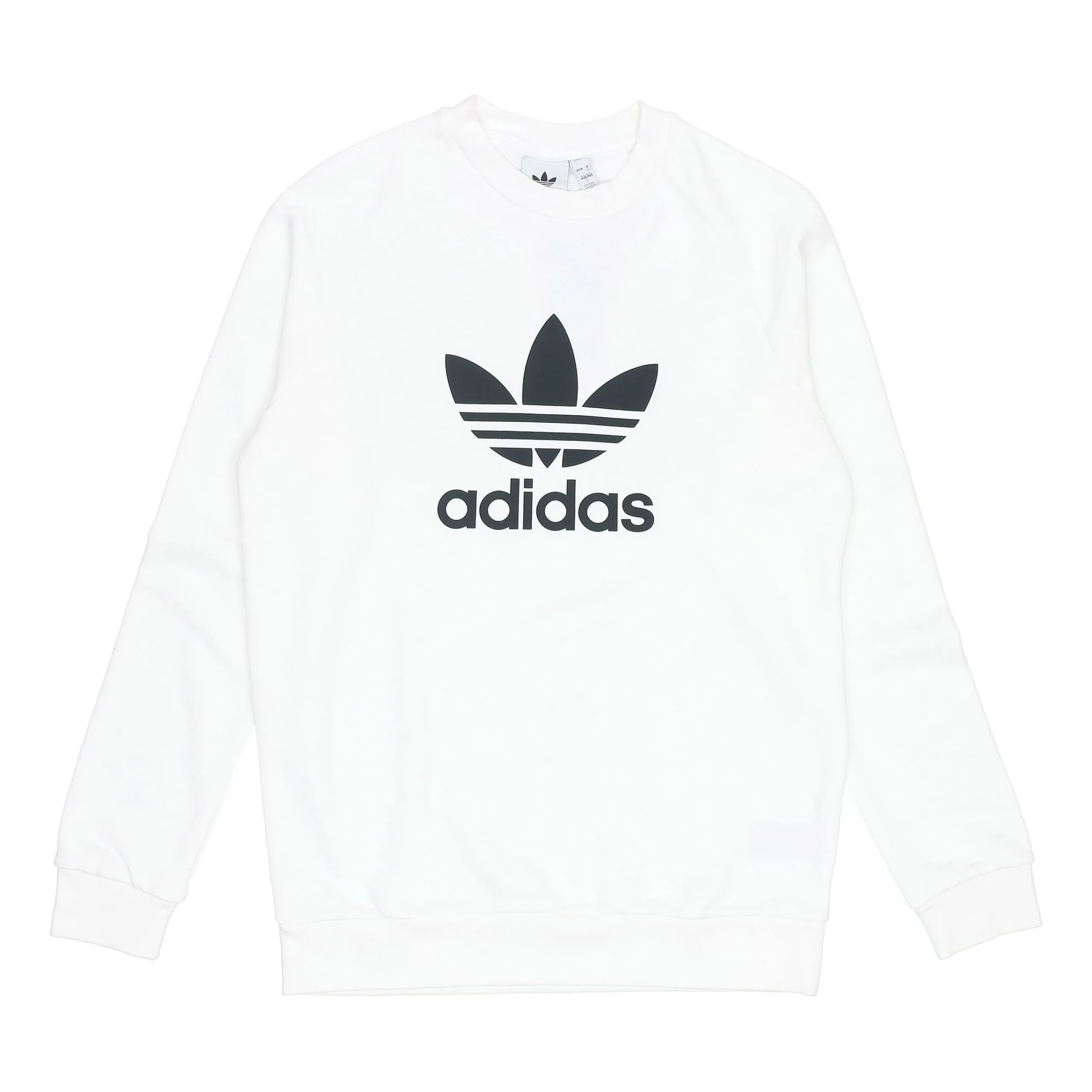 adidas originals Trefoil Warm-Up Crew Sweatshirt 'White' DV1544