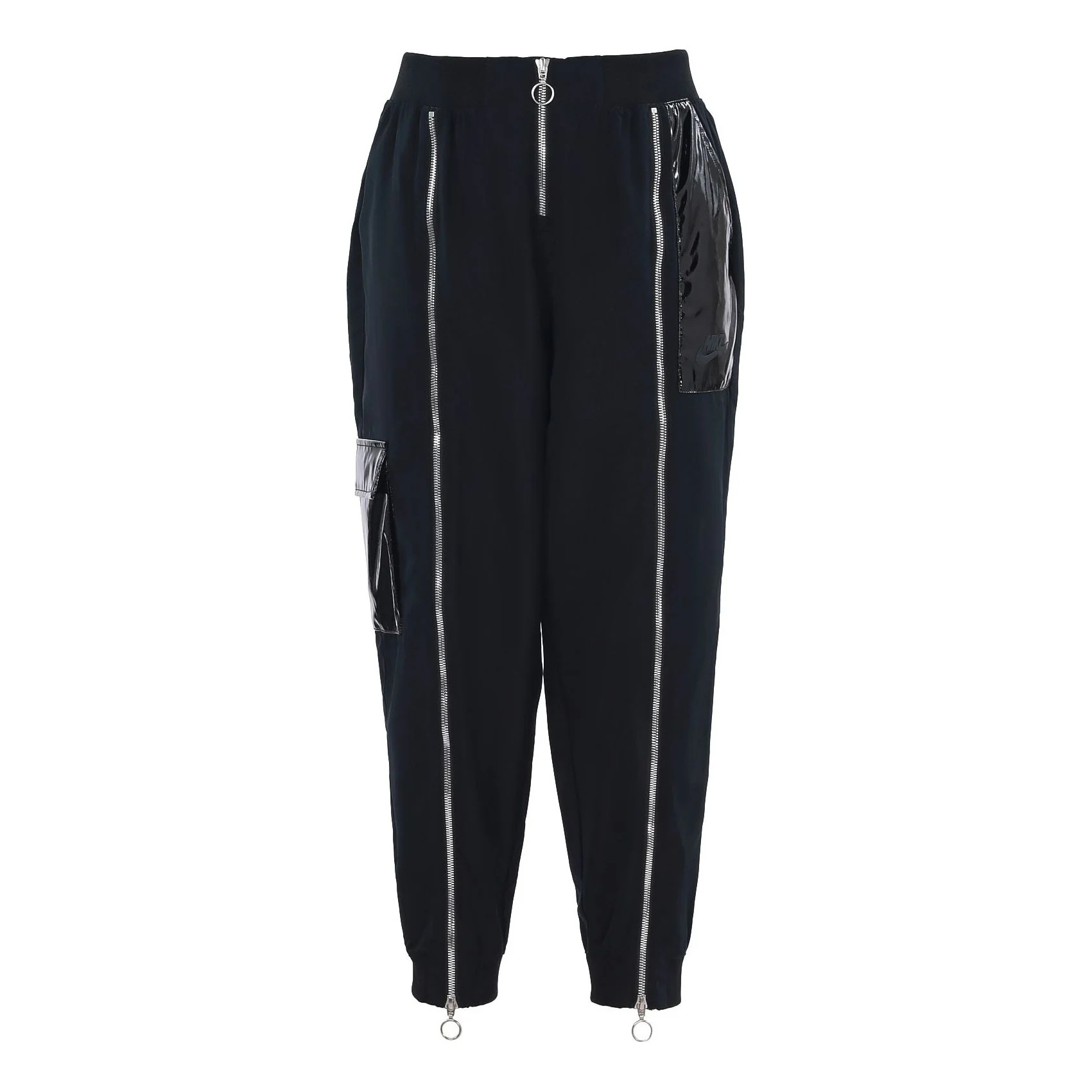 (WMNS) Nike Sportswear Icon Clash Sports Zipper Woven Casual Long Pants/Trousers Black CU6926-010