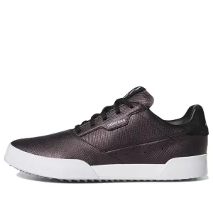 (WMNS) adidas Adicross Retro Spikeless Golf Shoes 'Core Black Magic Lilac Cloud White' GV8322