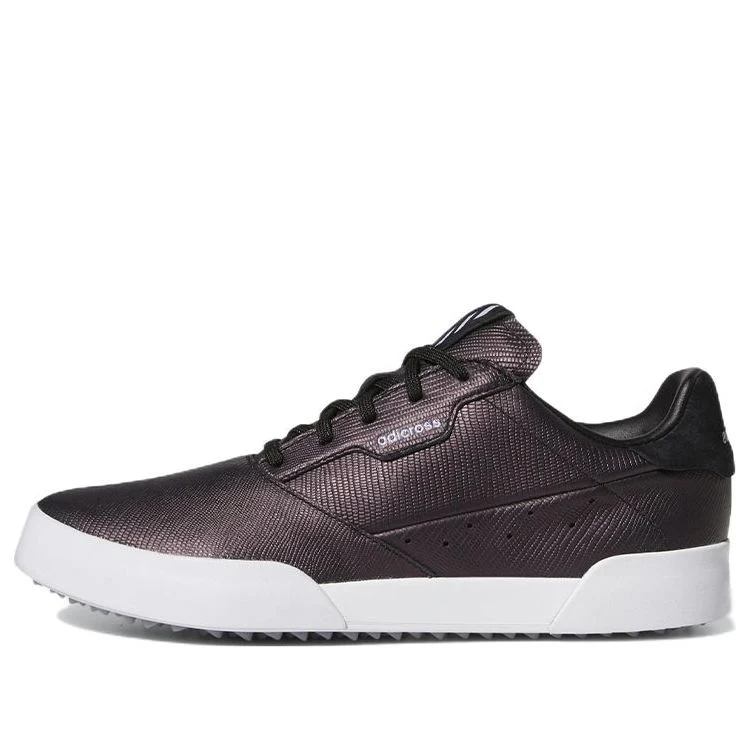 (WMNS) adidas Adicross Retro Spikeless Golf Shoes 'Core Black Magic Lilac Cloud White' GV8322