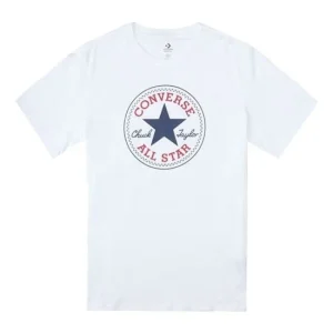 Converse Go-To Chuck Taylor All Star Patch Standard Fit T-Shirt Asia Sizing 'White' 10025459-A03