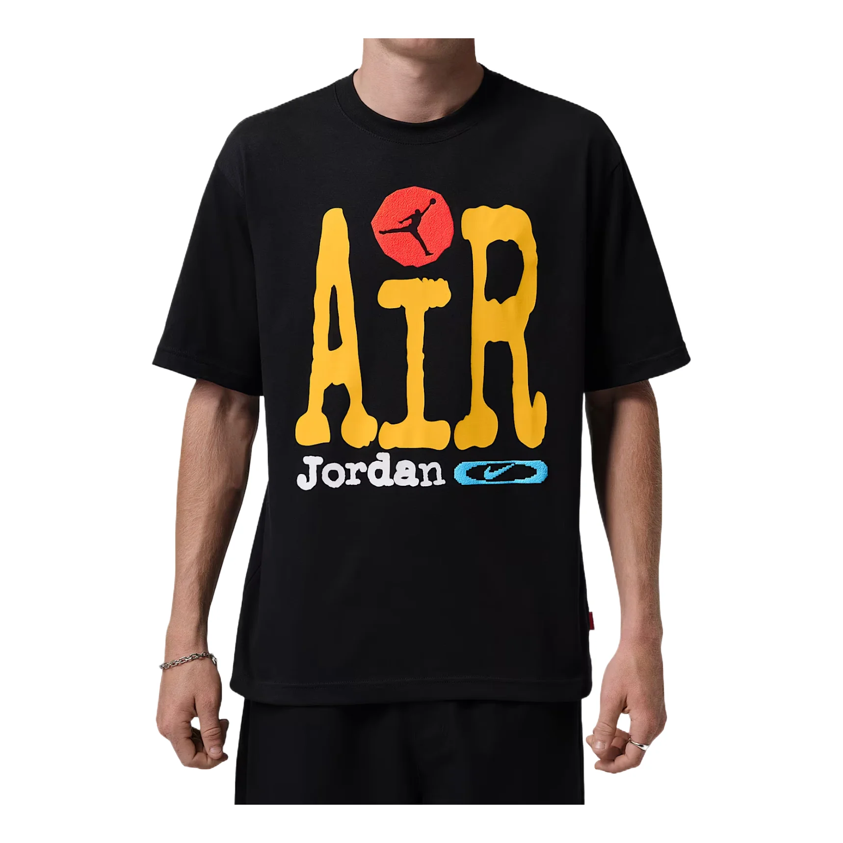 Jordan Graphic T-Shirt 'Black Amarillo Infrared 23' IQ5299-010