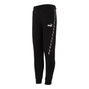 PUMA Power Tape Sweat Pants Fl Cl Logo 'Black' 846543-01