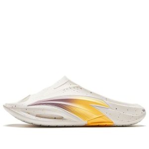ANTA x WASSUP Nitrogen Slippers 'White yellow Purple' 912411801-3