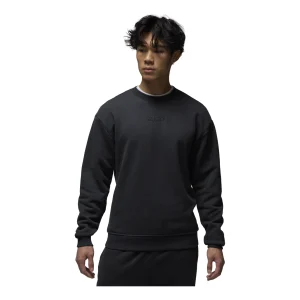 Air Jordan Wordmark knitted crew neck sweatshirt 'Black' FJ7789-045