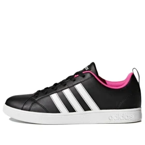 (WMNS) adidas Vs Advantage 'Black Pink White' BB9623