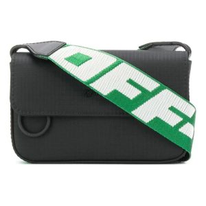 Off-White Logo Black Shoulder Bag OMNA032S20A660201000