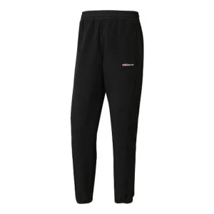 adidas neo Running Sports Suede Long Pants Black HB1299
