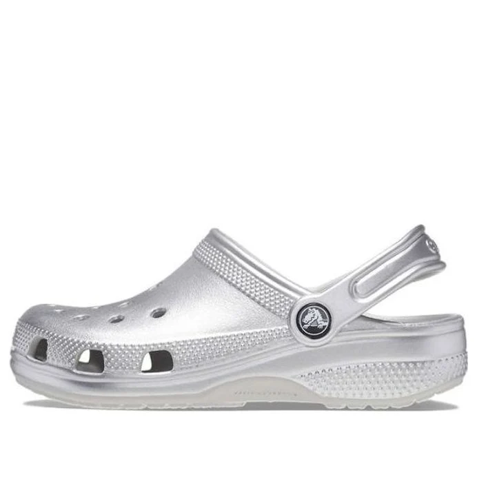 (PS) Crocs Classic Metallic Clog 'Silver Metallic' 209196-0P1