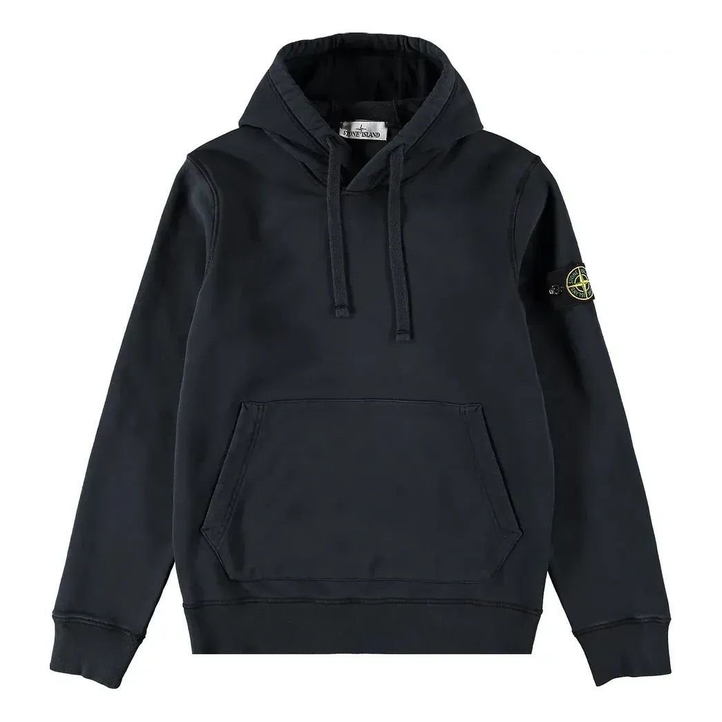 STONE ISLAND Garment Dyed Hoodie 'Navy' 741564151-V0020
