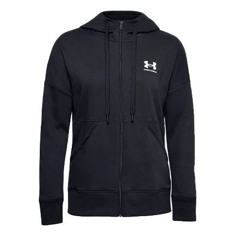 (WMNS) Under Armour Rival Logo Printing Black 1356400-001