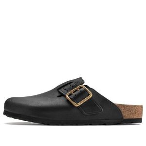 Birkenstock Boston Bold Leather Narrow Fit 'Black' 1022626