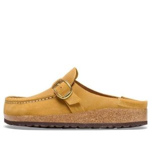 (WMNS) Birkenstock Buckley Suede Embossed 'Corduroy Cork Brown' 1026235