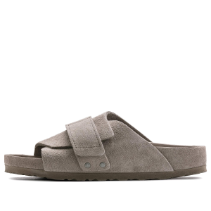 Birkenstock Kyoto Suede Leather Sandals 'Gray Taupe' 1022316