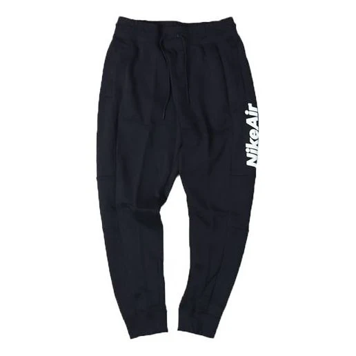 Nike Air Side Logo Cone Fleece Long Pants Black CJ4831-011