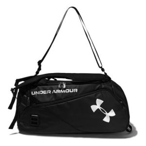 Under Armour Contain Duo SM Duffle Bag 'Black White' 1361225-001