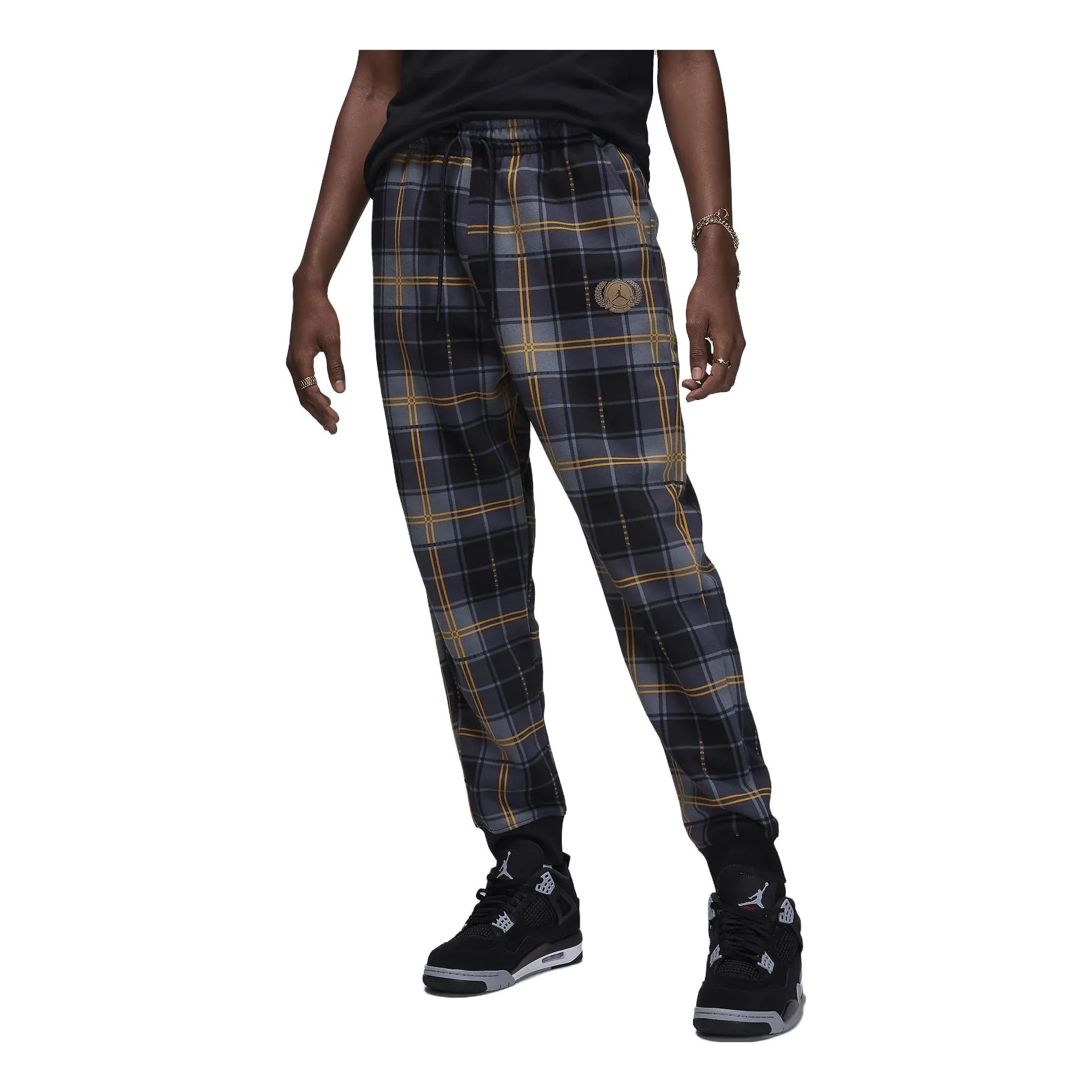 Air Jordan Essential Holiday Sweatpants 'Black Gold' DV9388-010