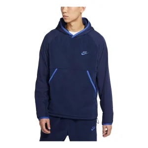 Nike Solid Color Pullover Fleece Navy Blue Dark CU4364-410