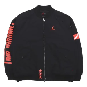 Air Jordan Stand Collar Long Sleeve Bomber Jacket 'Black' BQ6957-010
