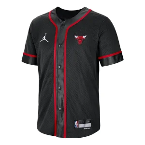Air Jordan NBA Chicago Bulls Statement Edition Shirt 'Black' DR2405-010