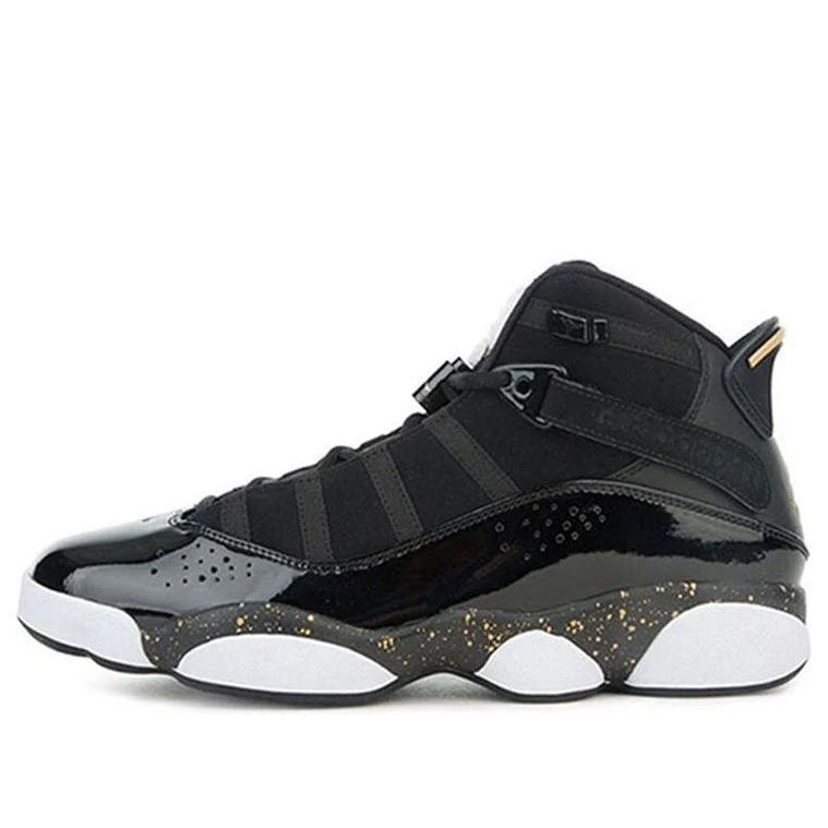Air Jordan 6 Rings 'Black Metallic Gold' 322992-007