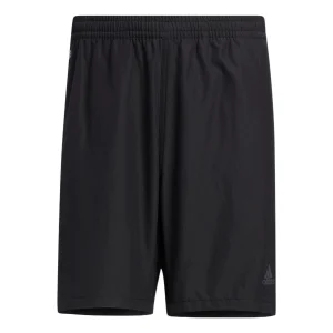 Men's adidas Solid Color Logo Printing Sports Shorts Black HD0065