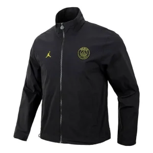 Air Jordan 23-24 PSG Woven Jacket 'Black' DV0609-010