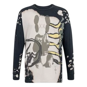 Travis Scott Cactus Jack x Kaws For Fragment L/S Tee 'Grey' CJFN-SS13
