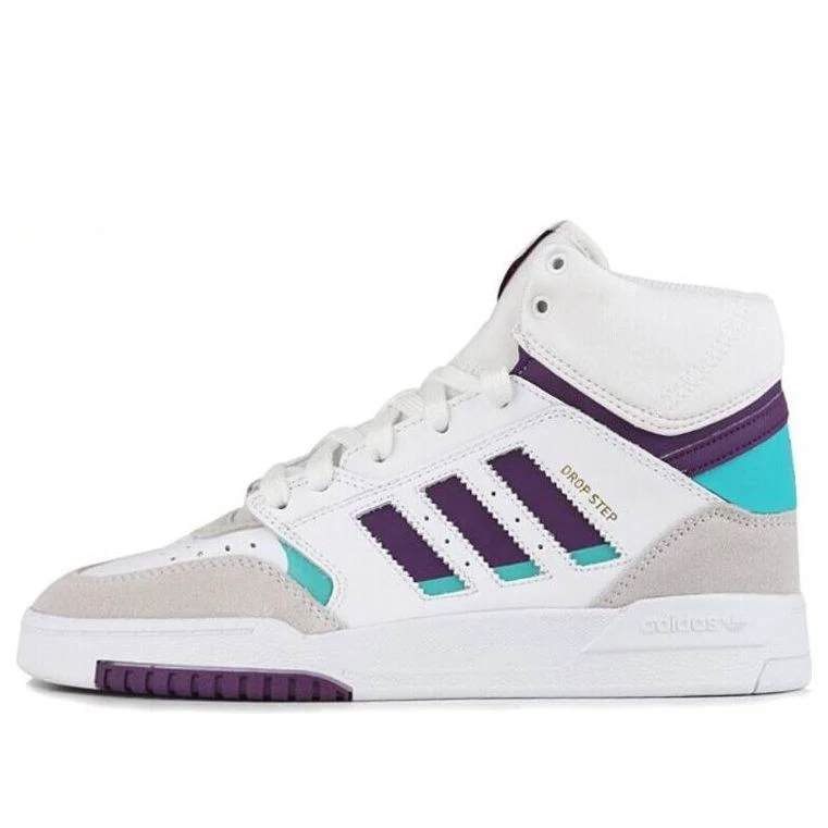 (WMNS) adidas originals Drop Step 'White Gray Purple' EF7149