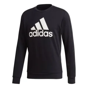 adidas Fav Swt Round Collar Long Sleeve Men's Black GJ6590