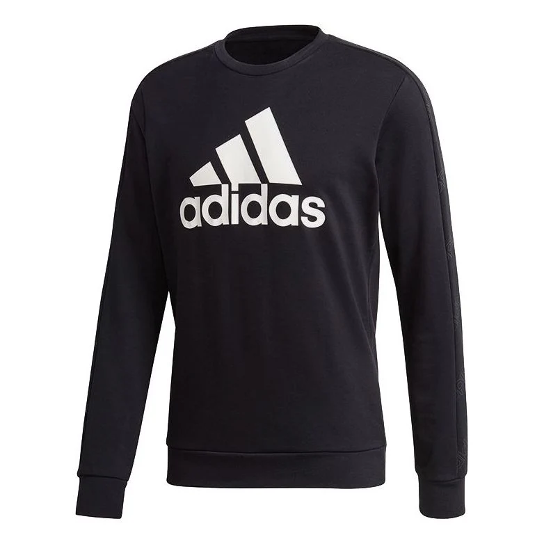 adidas Fav Swt Round Collar Long Sleeve Men's Black GJ6590