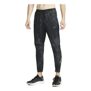 Nike Reflective Quick-Drying Running Training Breathable Sports Cuff Pants 'Black' DX0850-010