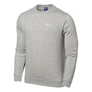 Nike Club FT french terry Round Neck Pullover Gray AA3178-063