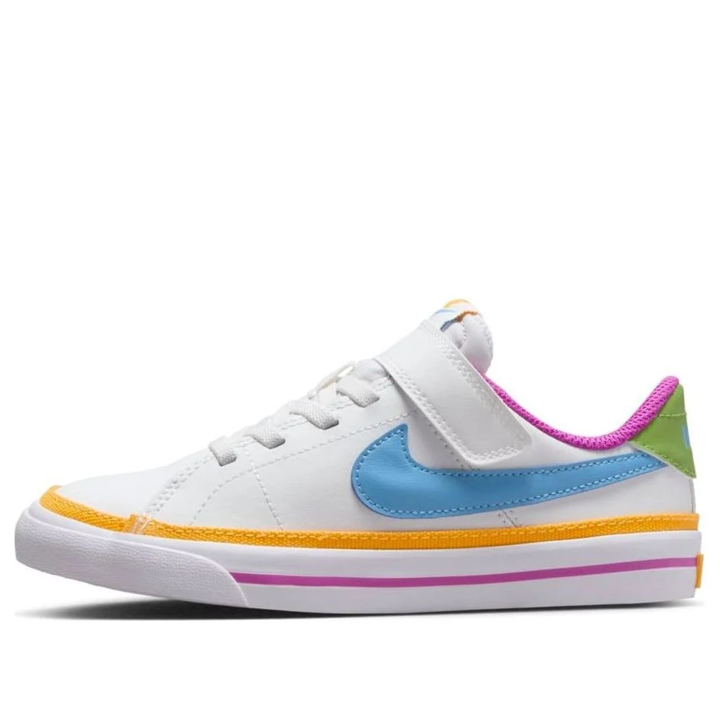 (PS) Nike Court Legacy Lift 'White Multi-Color' DA5381-123
