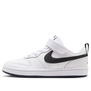 (PS) Nike Court Borough Low 2 'White Black' BQ5451-104