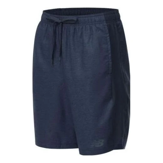 New Balance Logo Classics Sporting Shorts Asia Sizing 'Blue' AMS21015-ECR