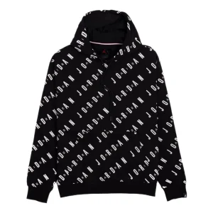 Air Jordan AOP Fleece Pullover 'Black White' DV7640-010
