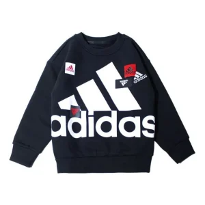 (PS) adidas multi Logo sweater 'black' HM5175