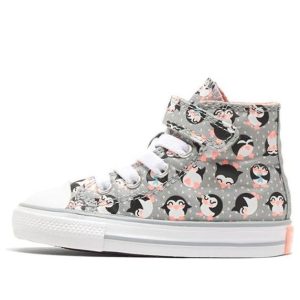 (TD) Converse Chuck Taylor All Star 1V Tundra Print High Top Shoe 'Black Gray' 769566C