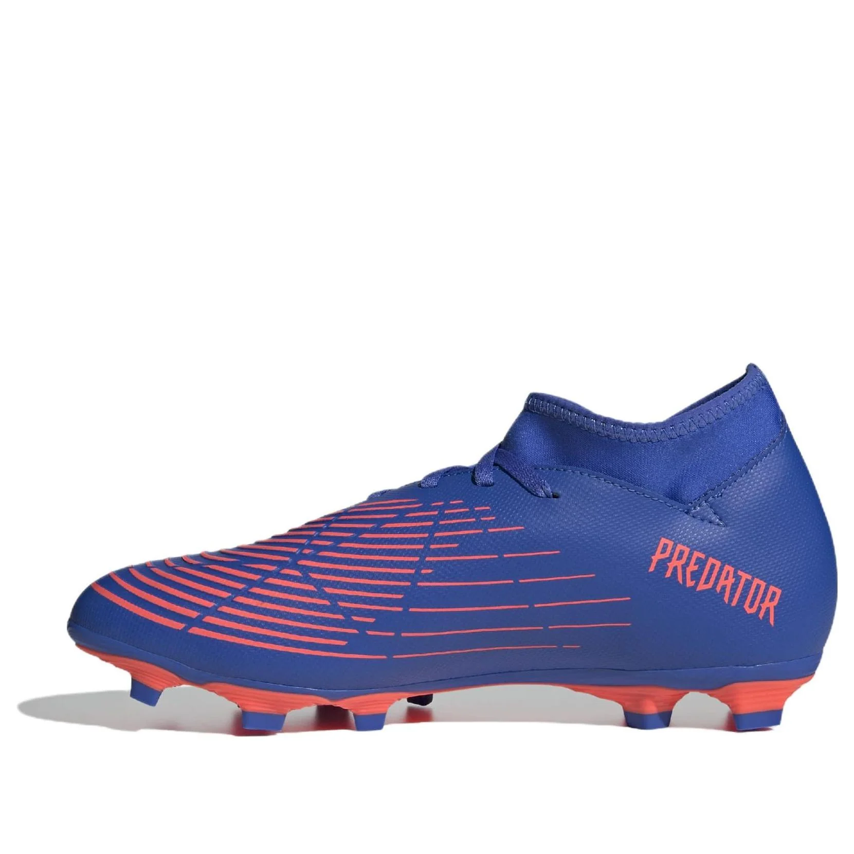adidas x Chuteira Meia Predator Edge.4 Flexible Campo 'Hi-Res Blue Turbo ' GW2355