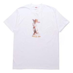 Supreme SS19 Cupid Tee White Angel Printing Short Sleeve Unisex SUP-SS19-687