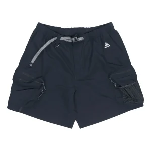 Nike x ACG Snowgrass Solid Color Cargo Pocket Shorts Black DN3946-070