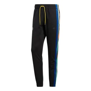 adidas Harden Fle Pant Basketball polar fleece Bundle Feet Sports Long Pants Black GP8111