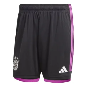 adidas FC Bayern 23/24 Away Shorts Asia Sizing 'Black Purple' HR3720