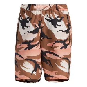 adidas Ub Sht Wv Camo Sports Camouflage Shorts Brown GP0836