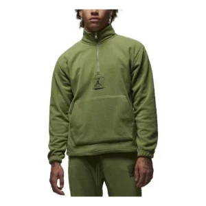 Air Jordan Winterized Fleece Half-Zip 'Sky J Light Olive' FD7863-340