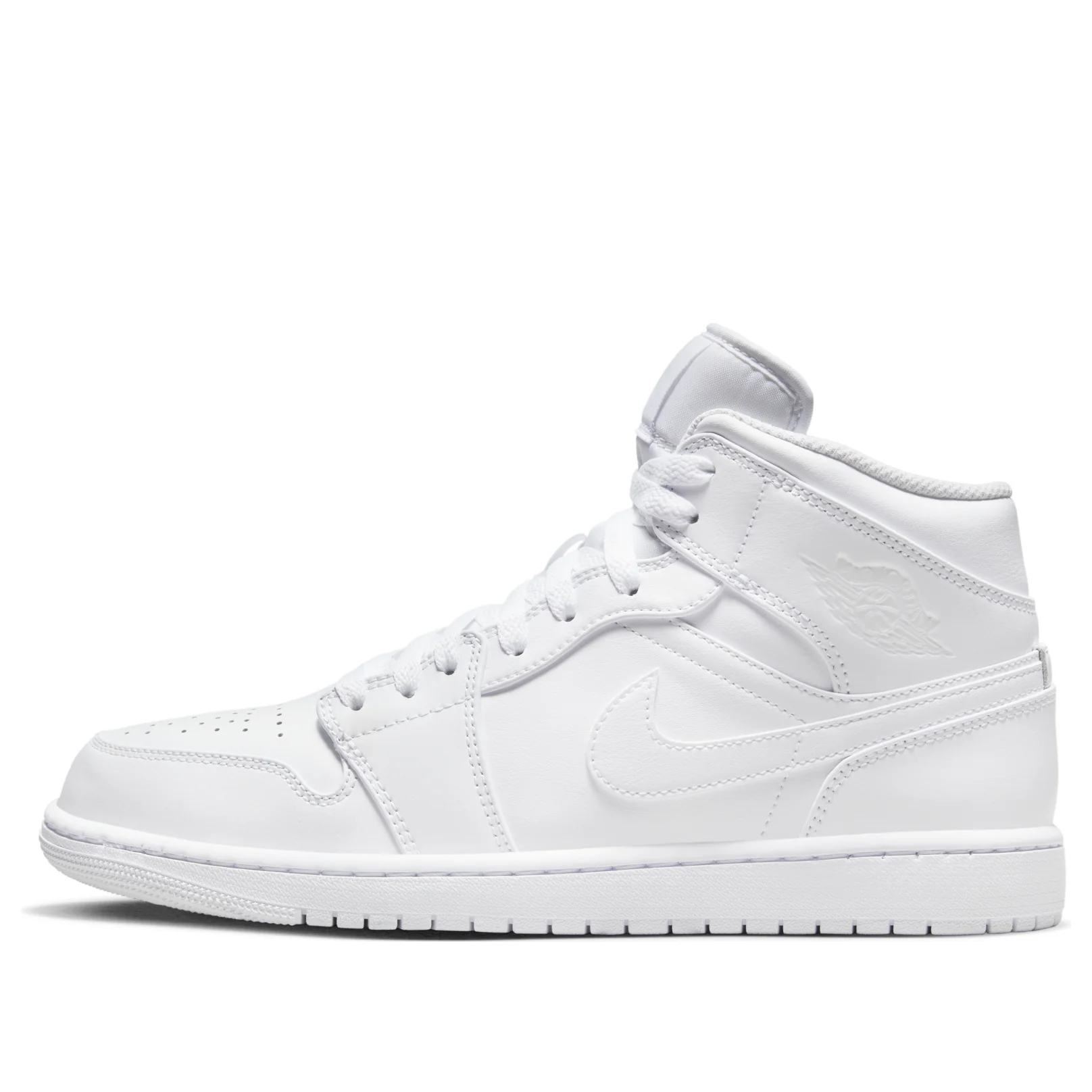 Air Jordan 1 Mid 'Triple White' 2022 554724-136