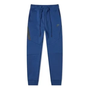 Nike Sportswear Tech Fleece Drawstring Tight Sports Pants Blue 805162-407