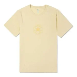 Converse Tonal Chuck Taylor All Star Patch Graphic T-Shirt Asia Sizing 'Yellow' 10023285-A01