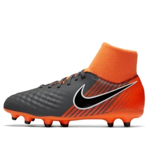 (GS) Nike Magista Obra 2 Academy DF FG 'Dark Grey Orange' AH7313-080